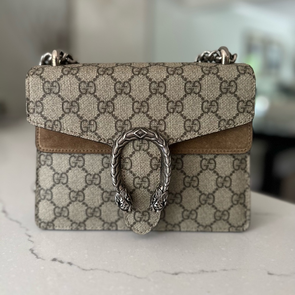Authentic Gucci Dionysus GG Supreme Mini Bag